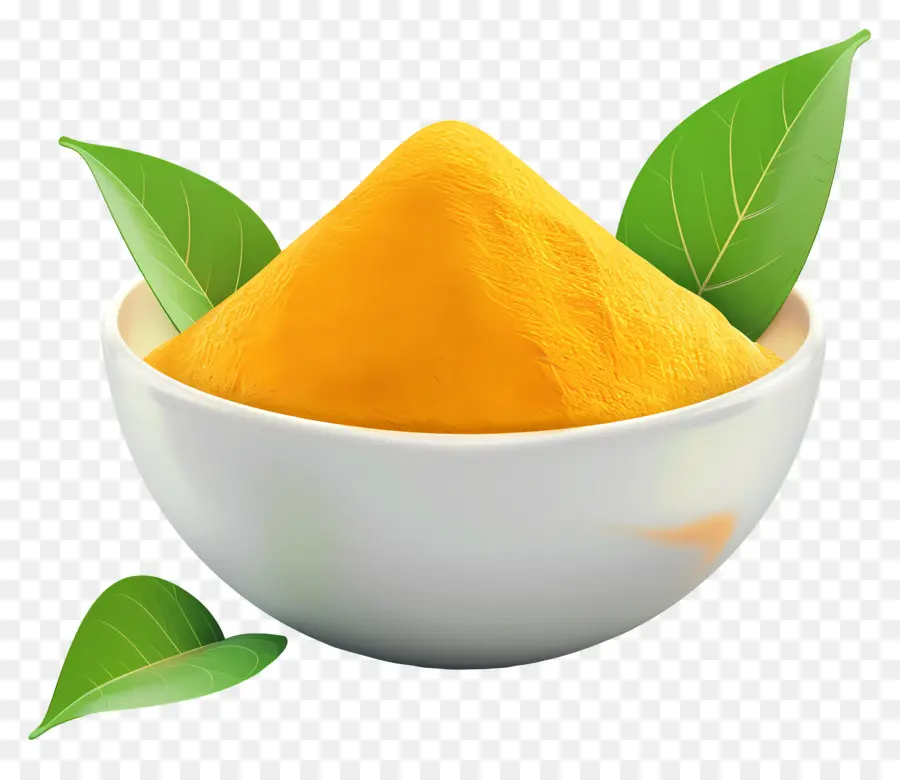 Poudre De Curcuma，Bol De Curcuma PNG