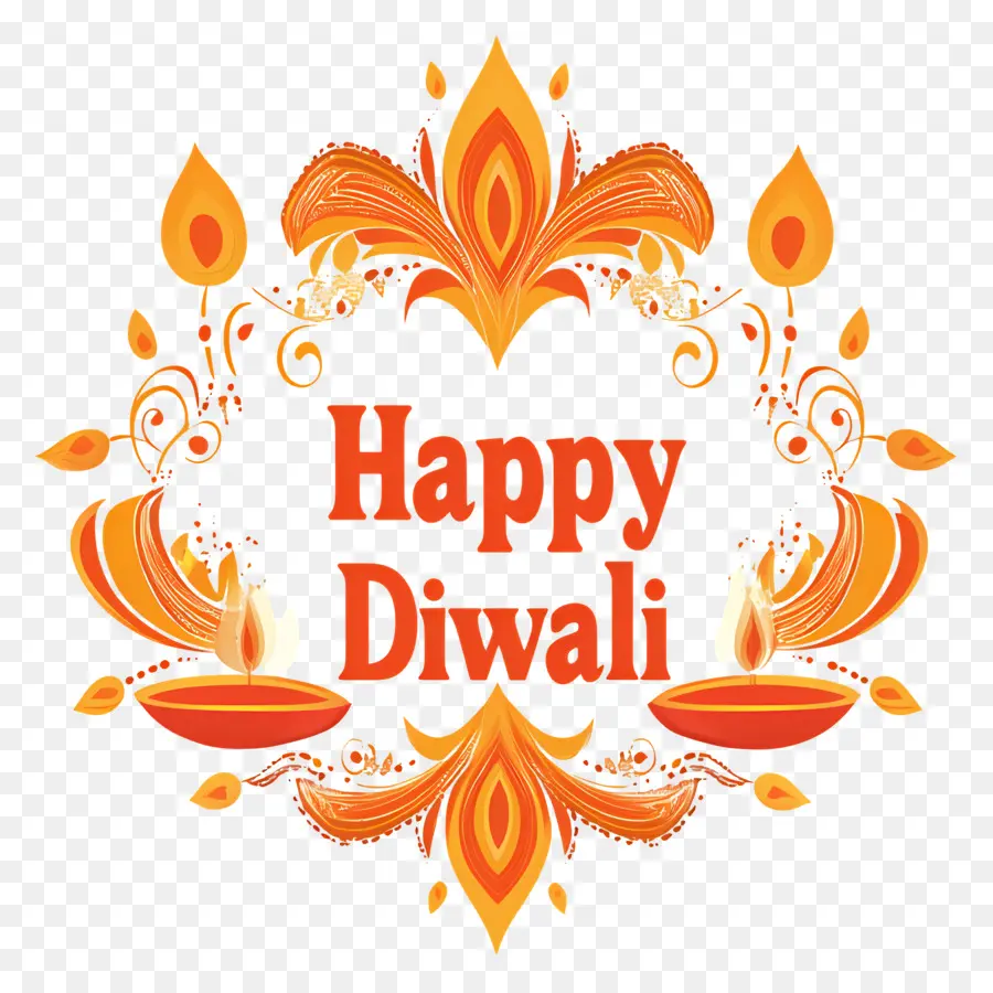 Joyeux Diwali，Texte Joyeux Diwali PNG