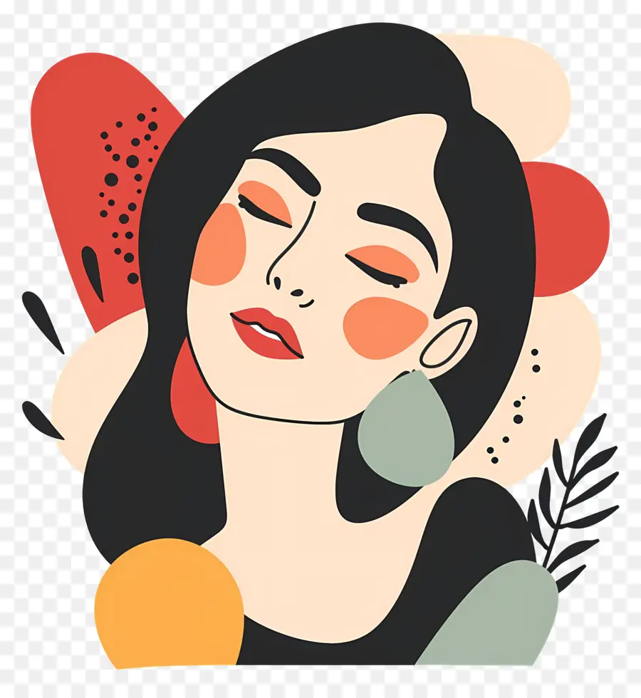 Femme De Maquillage，Illustration De Femme PNG