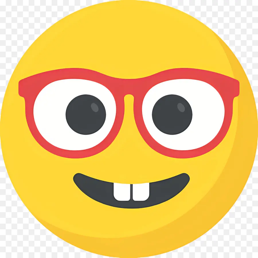 Emoji Nerd，Affronter PNG