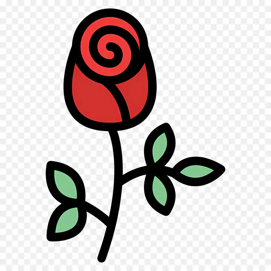 Fleur Rose，Rose Rouge PNG