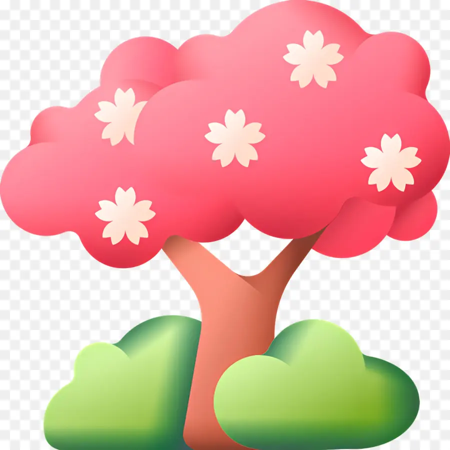 Arbre à Fleurs，Arbre Rose PNG