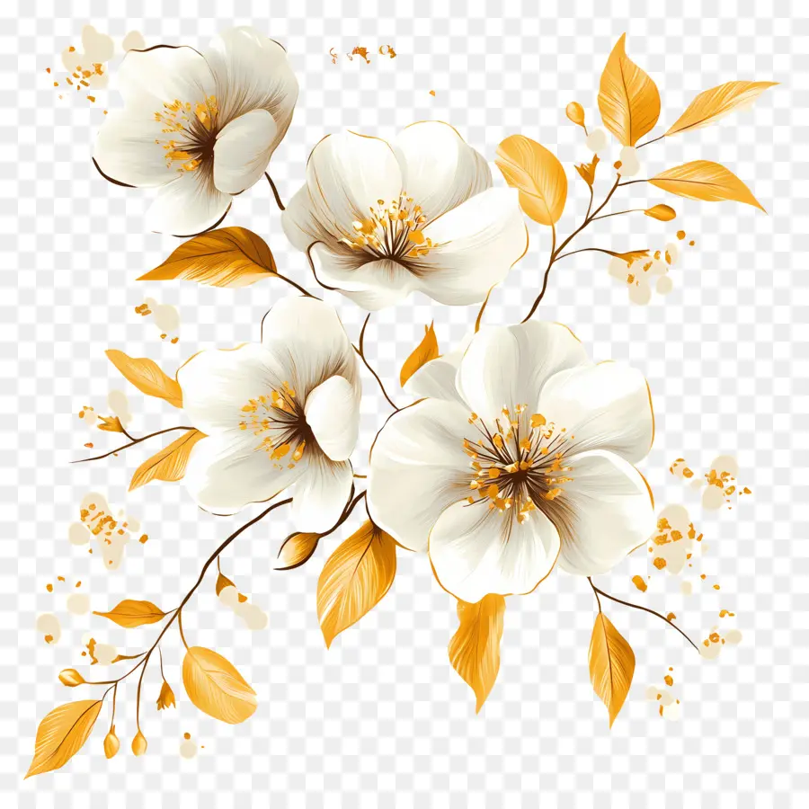 Fleur Or，Fleurs Jaunes PNG