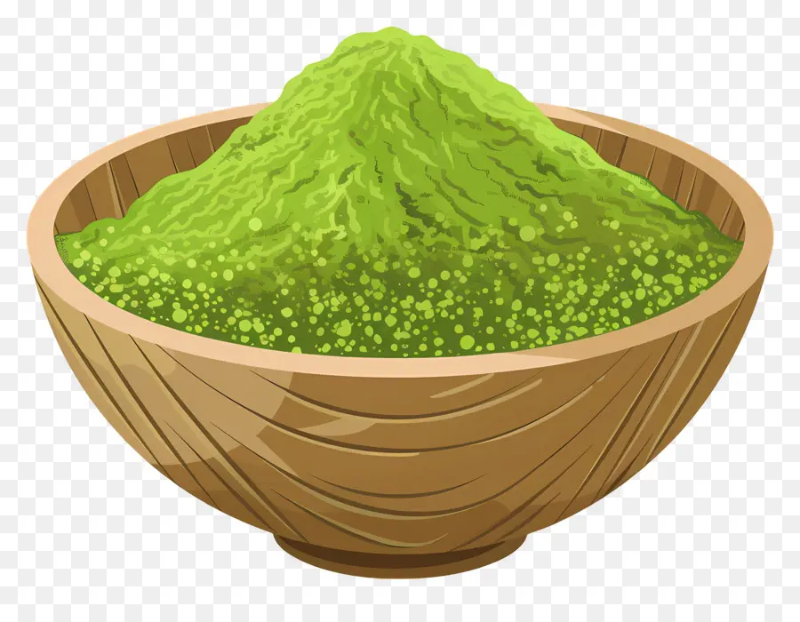 Poudre De Matcha，Poudre Verte PNG