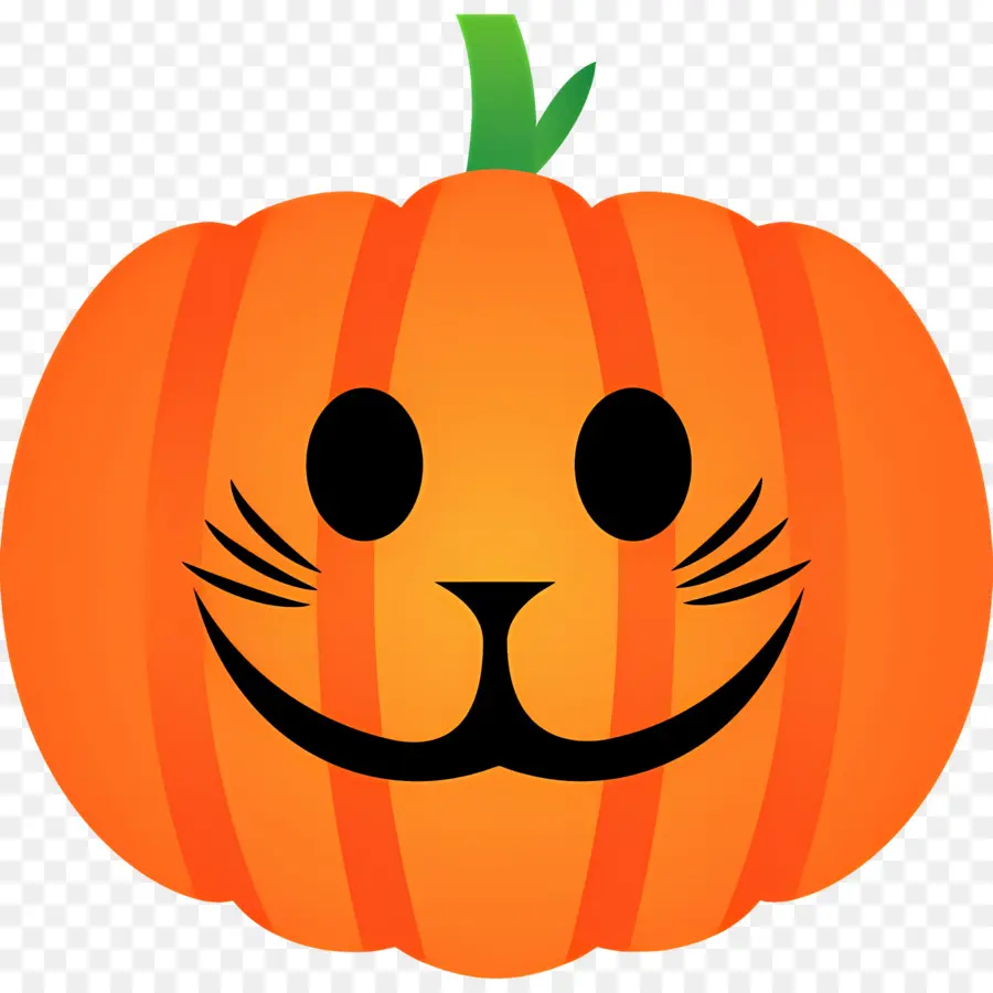 Jolie Citrouille D'halloween，Citrouille Orange PNG