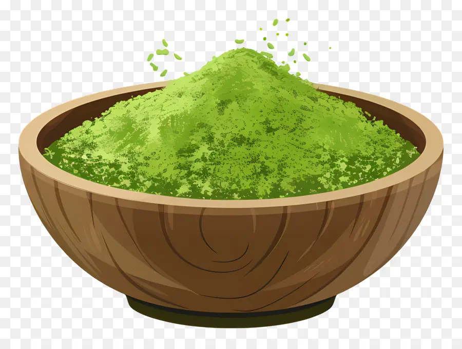 Poudre De Matcha，Poudre Verte PNG