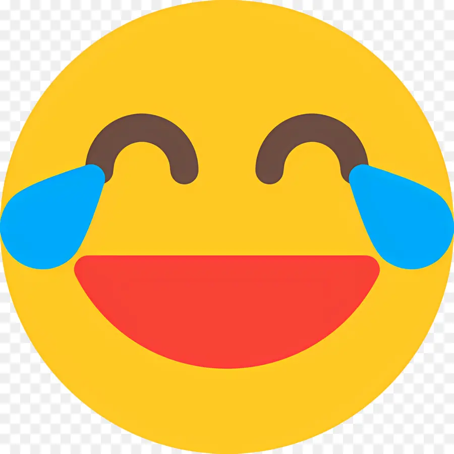 Rire Emoji，Emoji Riant PNG