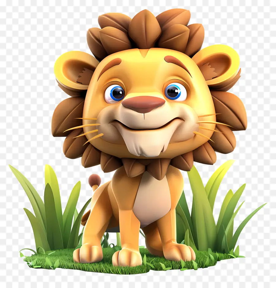 Lion Dessin Animé，Lion Mignon PNG