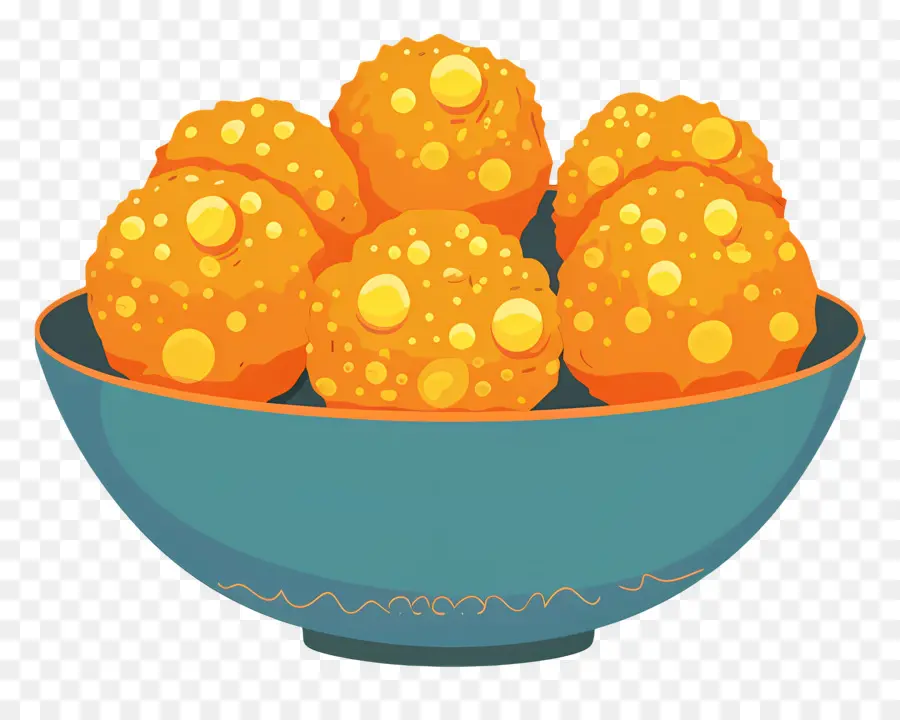 Bonbons Indiens，Boules Oranges PNG