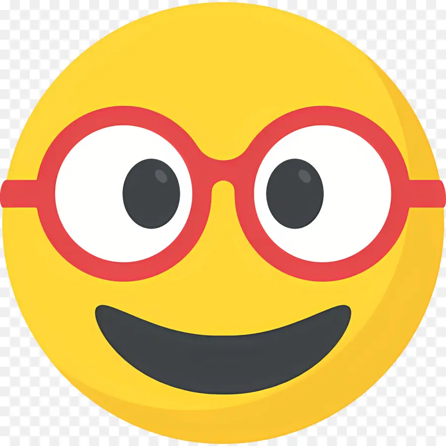 Emoji Nerd，Affronter PNG