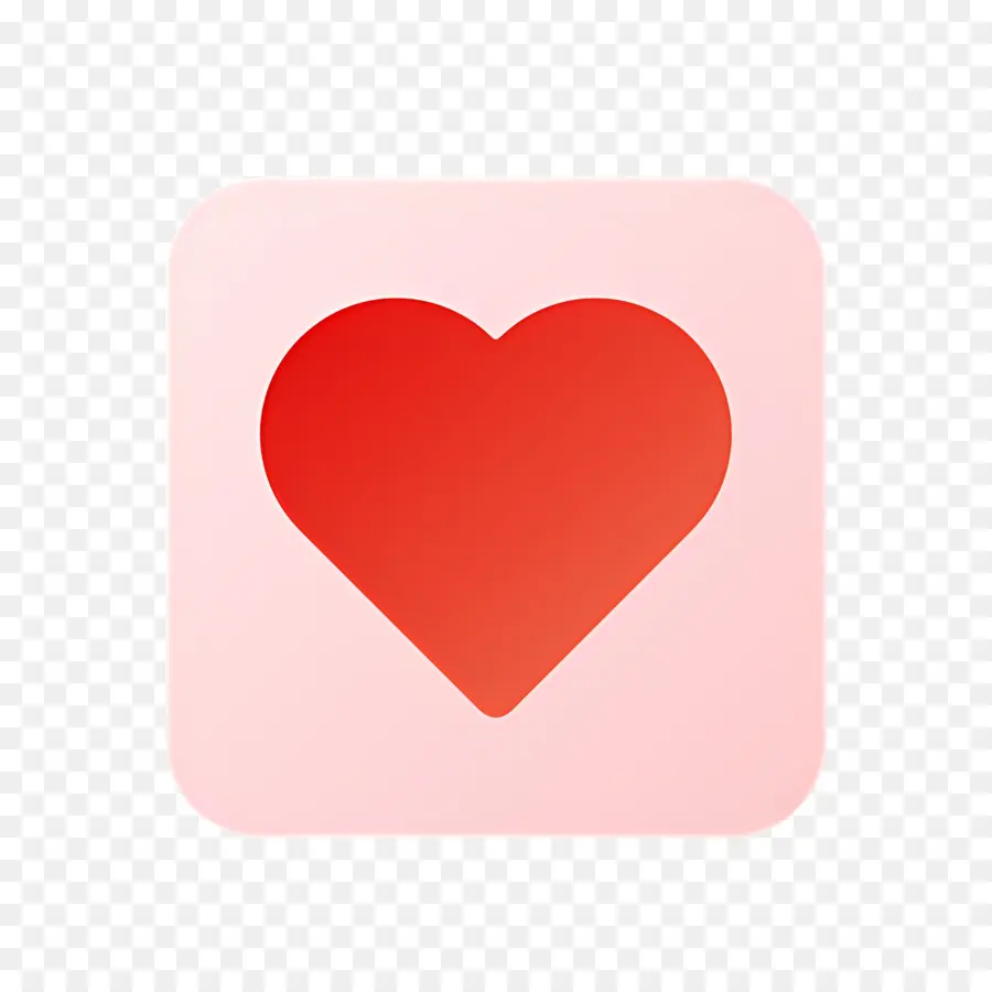 Bouton J'aime Instagram，Coeur Rouge PNG