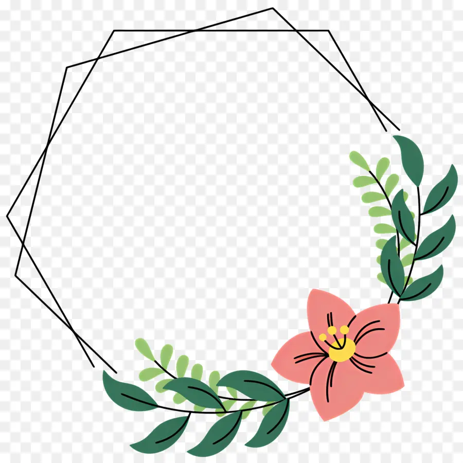 Cercle De Fleurs，Couronne Florale PNG