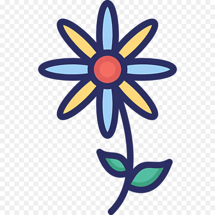 Fleur De Marguerite，Fleur Violette PNG