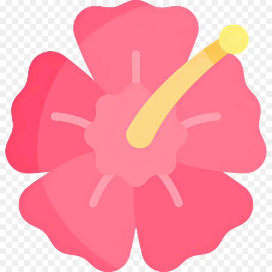 Fleur Tropicale，Fleur Rouge PNG