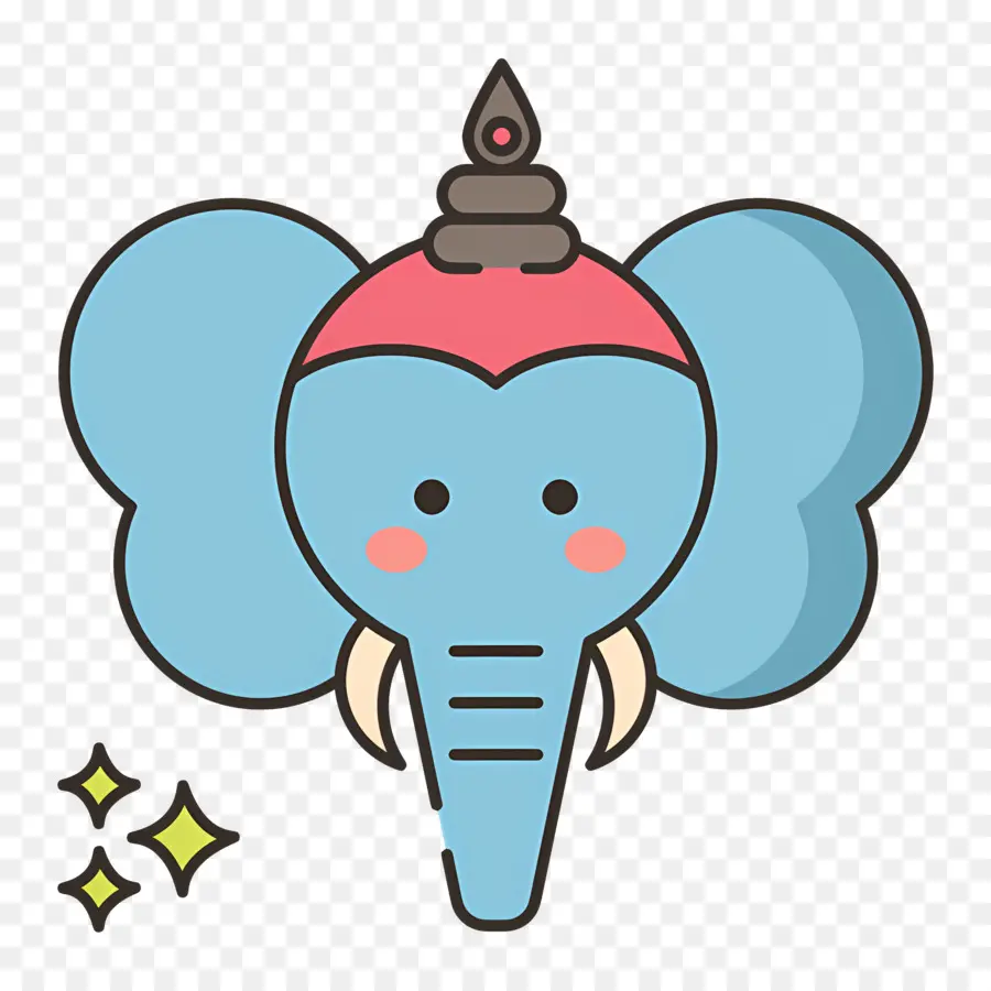 Ganesh，Visage D'éléphant PNG