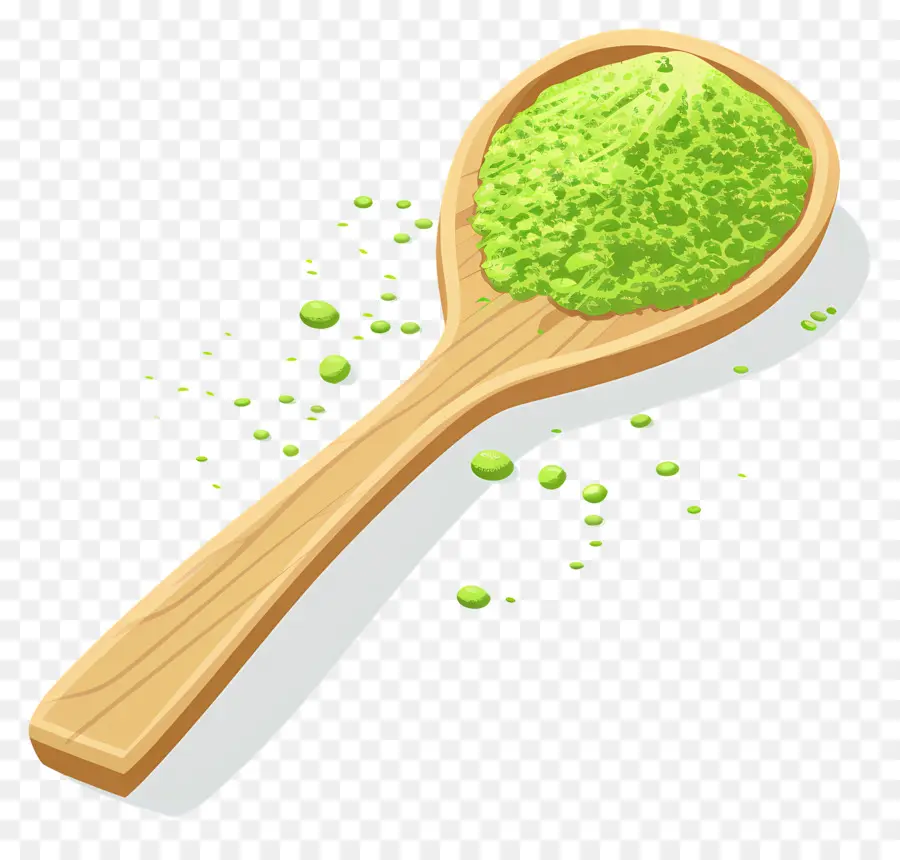 Poudre De Matcha，Poudre Verte PNG