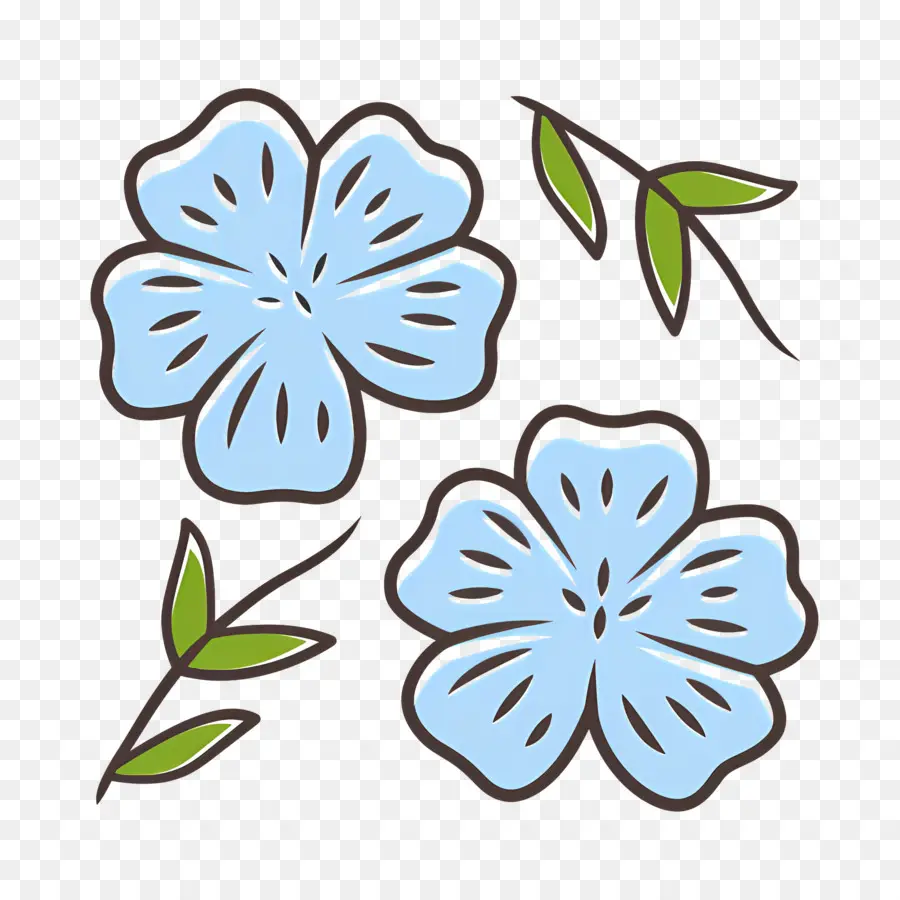 Fleur Bleue，Fleurs Bleues PNG