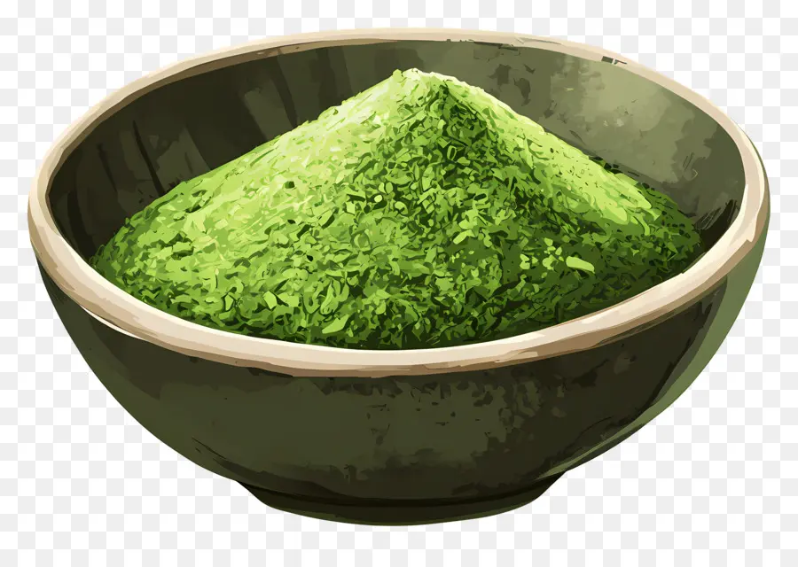 Poudre De Matcha，Poudre Verte PNG