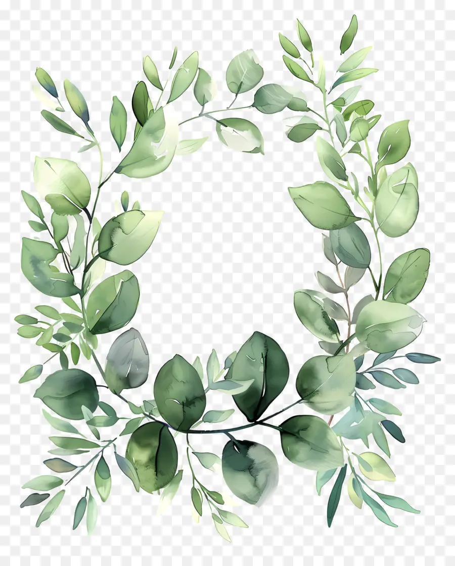 Couronne D'eucalyptus，Feuilles PNG