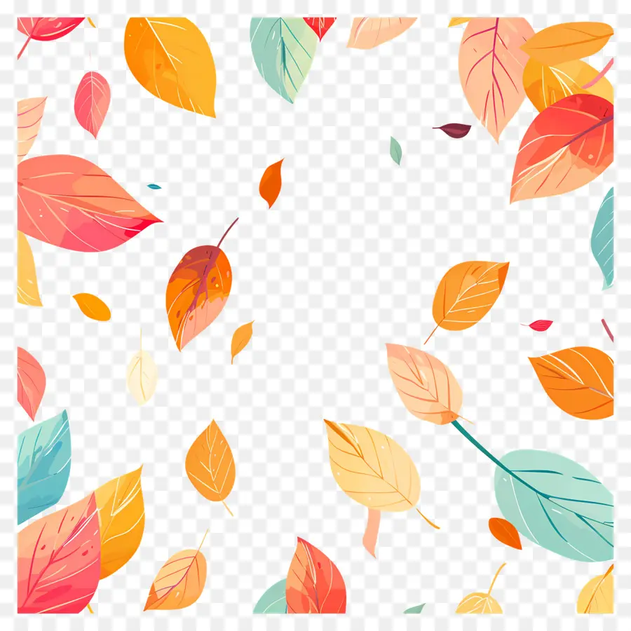 Feuilles D'automne Qui Tombent，Feuilles Qui Tombent PNG