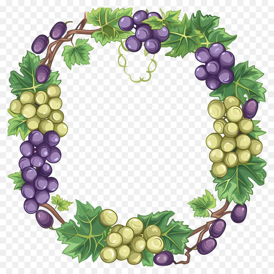 Couronne De Raisin，Raisins PNG