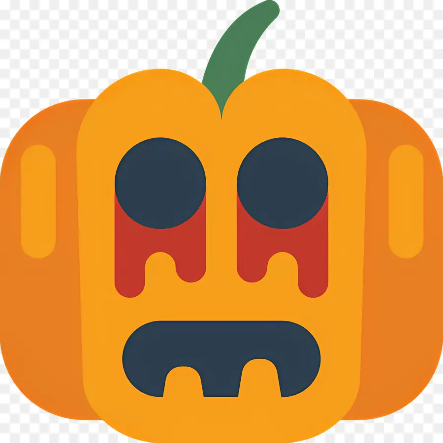 Citrouille D'halloween，Visage De Citrouille PNG