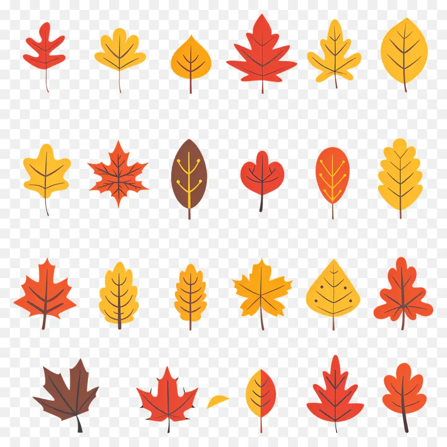 Feuilles D'automne，Automne PNG