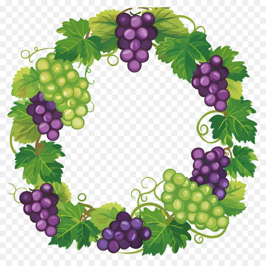 Couronne De Raisin，Raisins PNG