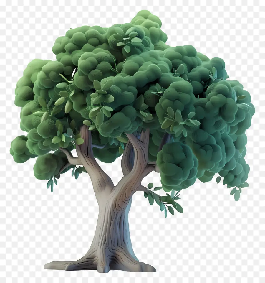 Arbre 3d，Arbre Vert PNG