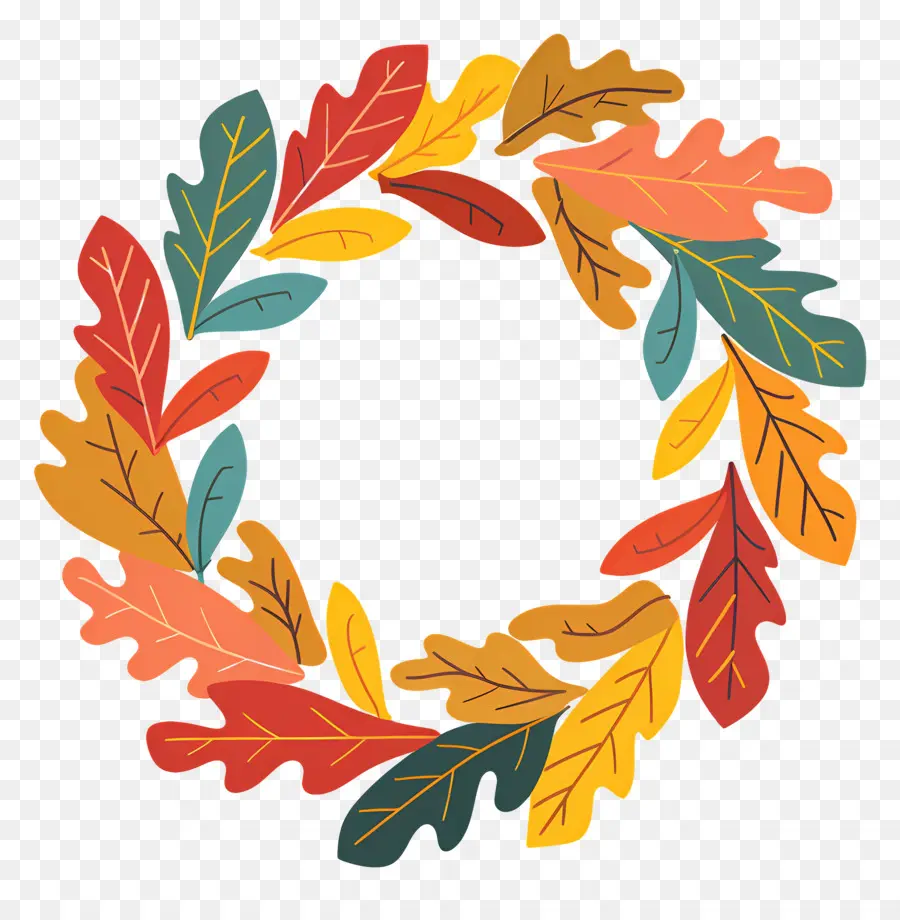 Couronne D'automne，Feuilles PNG