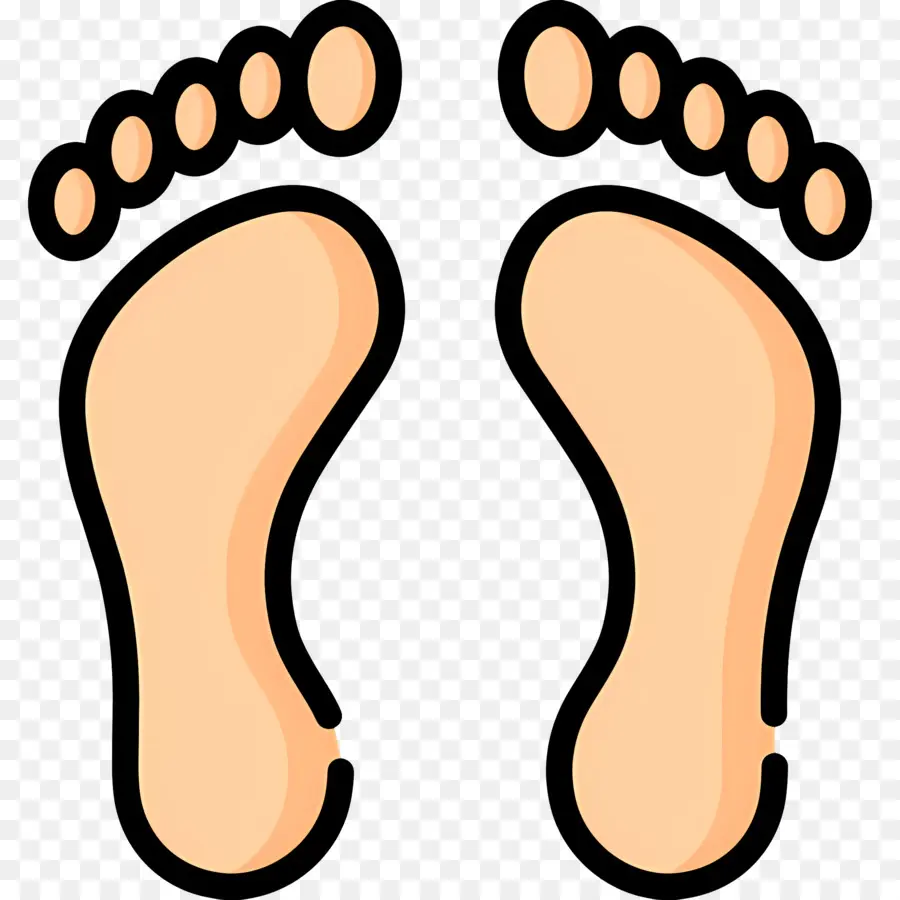 Pieds，Empreinte PNG