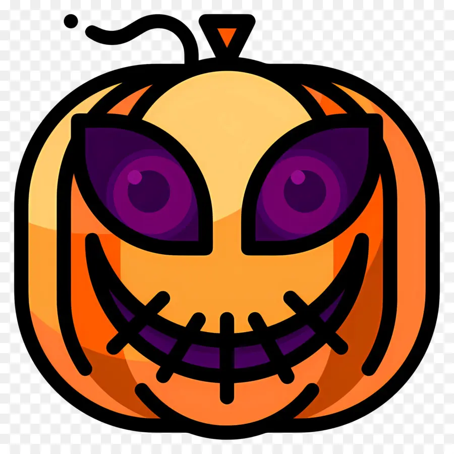 Citrouille D'halloween Effrayante，Citrouille D'halloween PNG