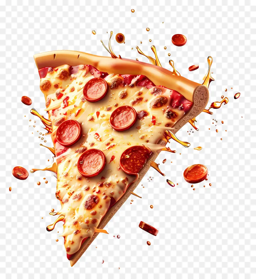 Pizzas Modèle 3d，Tranche De Pizza PNG