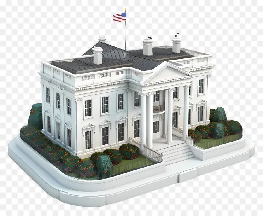 Maison 3d，Maison Blanche PNG