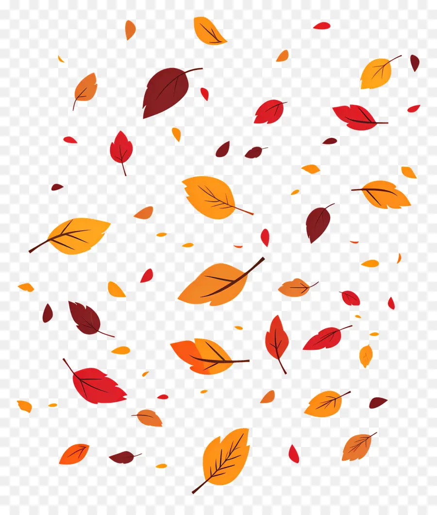 Feuilles Tombées，Feuilles PNG