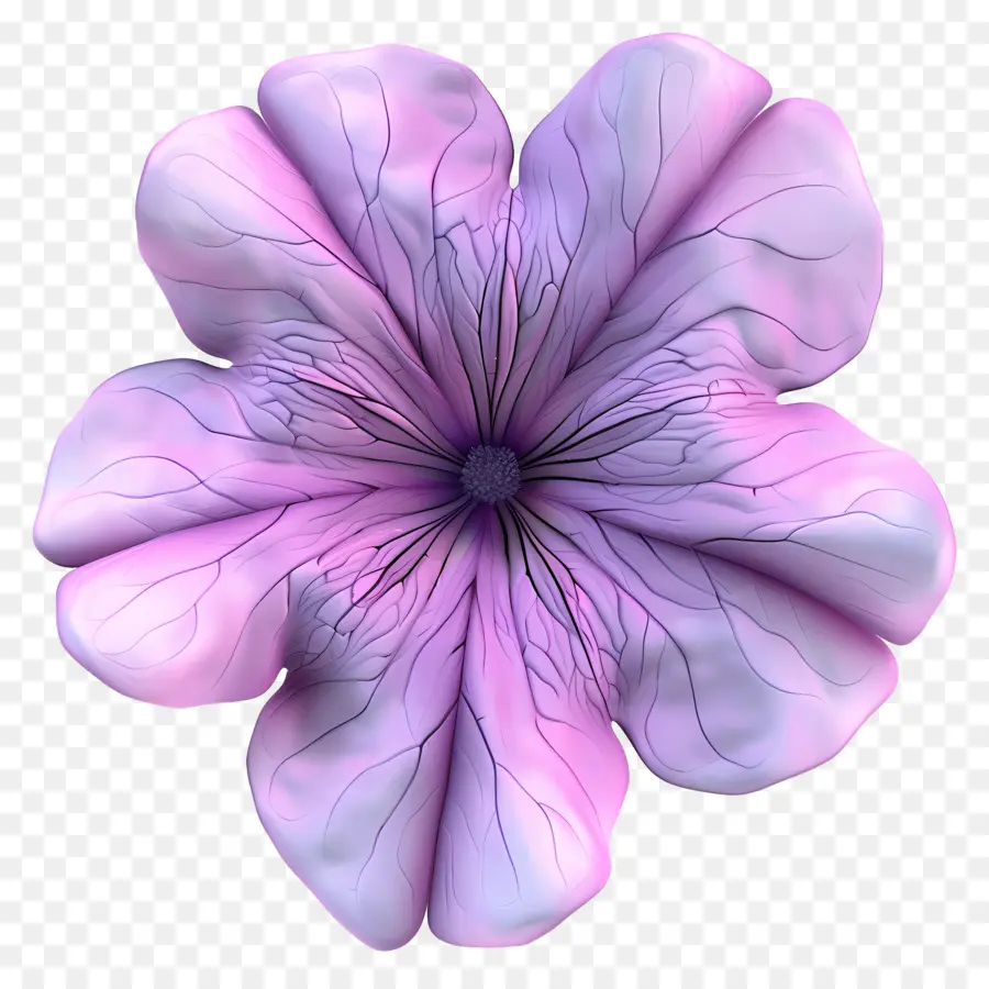 Fleur 3d，Fleur Violette PNG