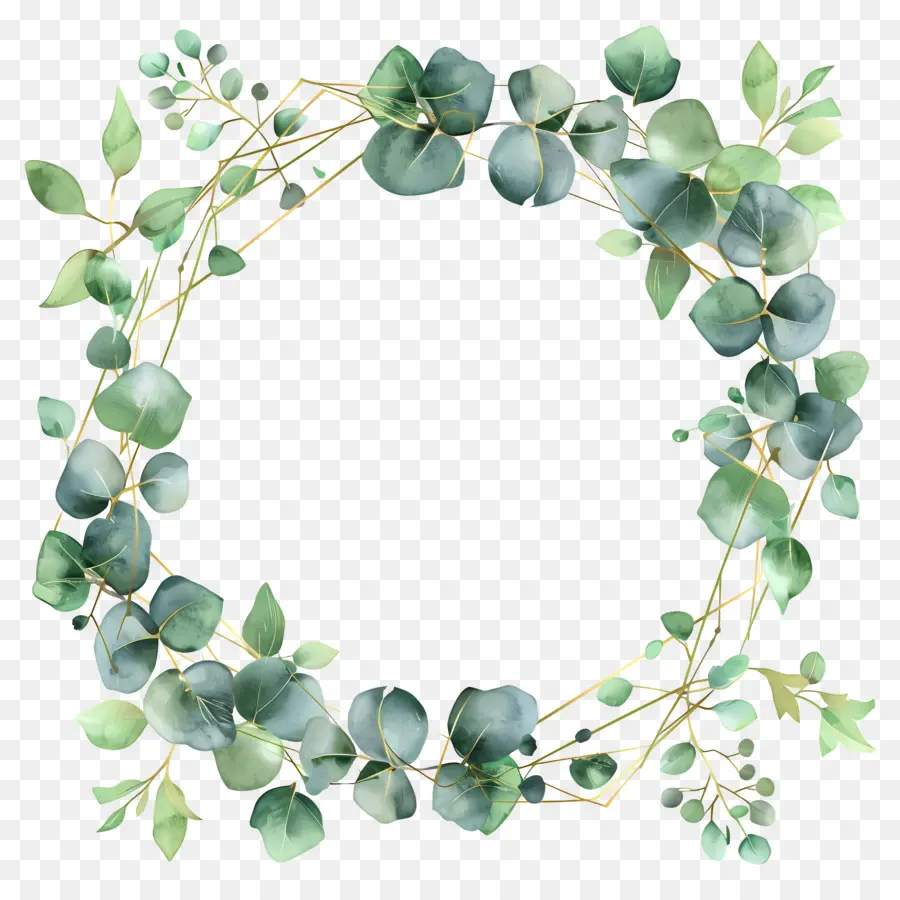 Couronne D'eucalyptus，Couronne Verte PNG