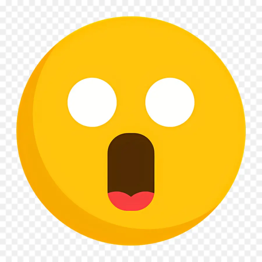 Emoji Choqué，Emoji Surpris PNG