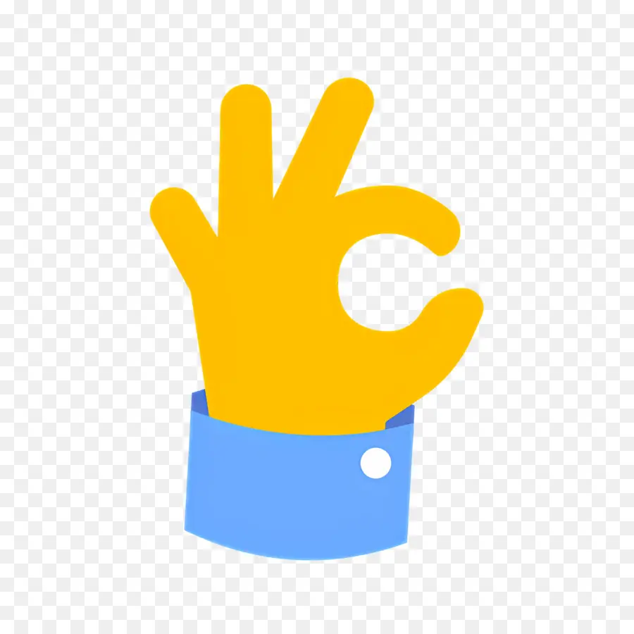 Emoji De La Main，Ok Geste De La Main PNG