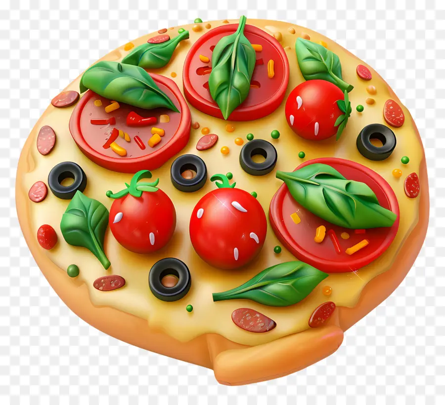 Pizza Mignonne，Pizza Entière PNG