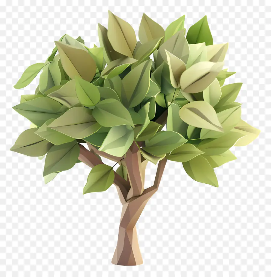 Arbre 3d，Arbres De Dessin Animé PNG