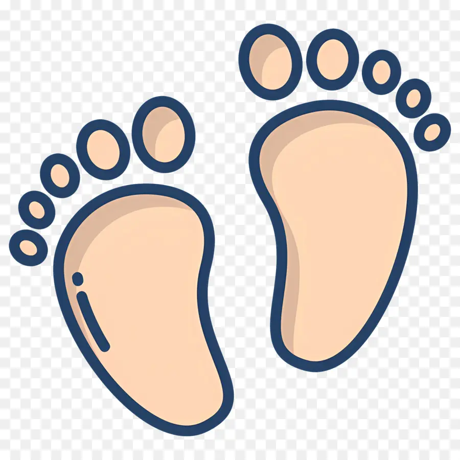 Pieds，Pieds De Bébé PNG