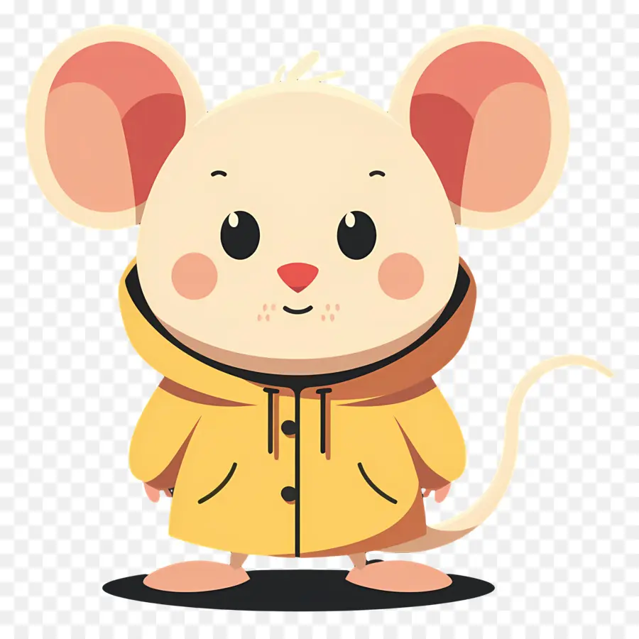 Souris Mignonne，Souris En Sweat à Capuche PNG