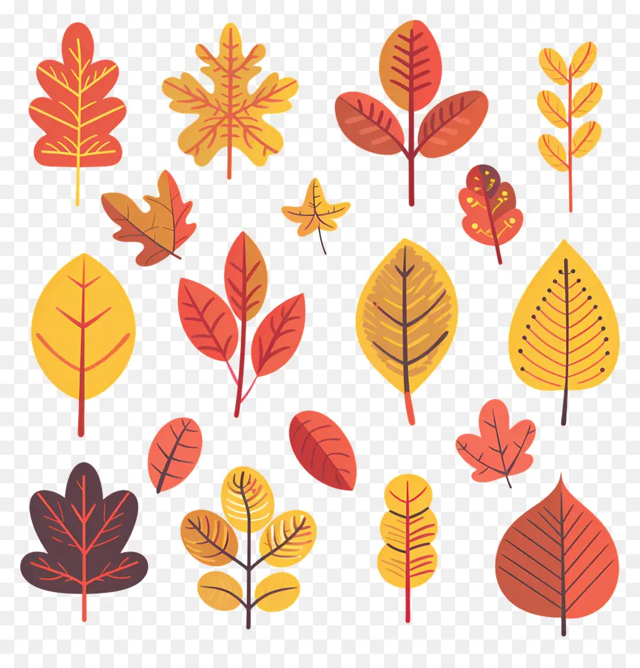 Feuilles D'automne，Automne PNG