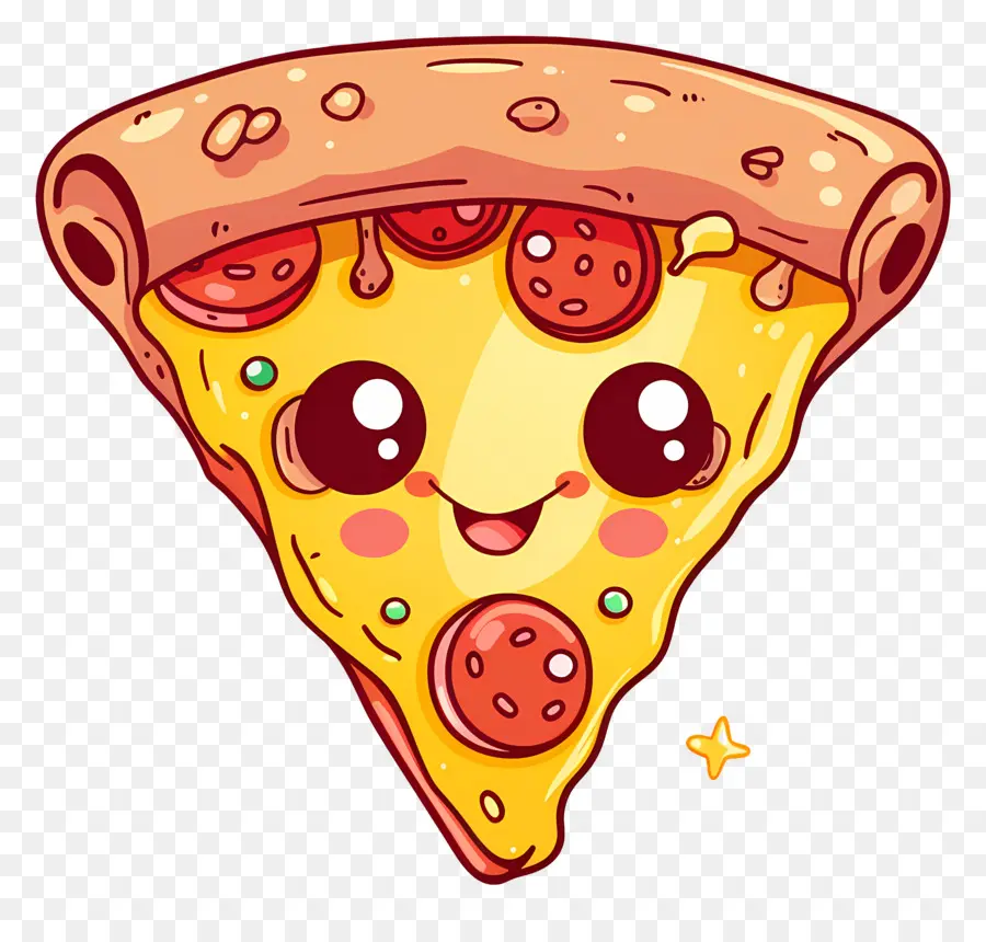 Pizza De Dessin Animé，Tranche De Pizza PNG