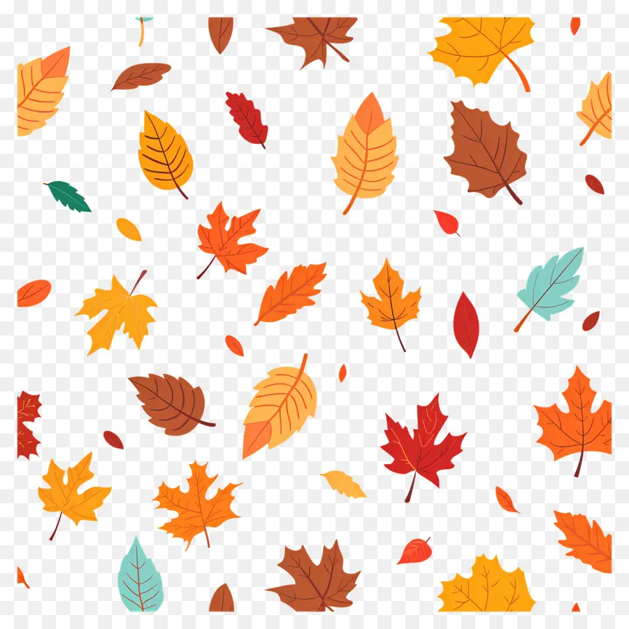 Feuilles Tombées，Feuilles D'automne PNG