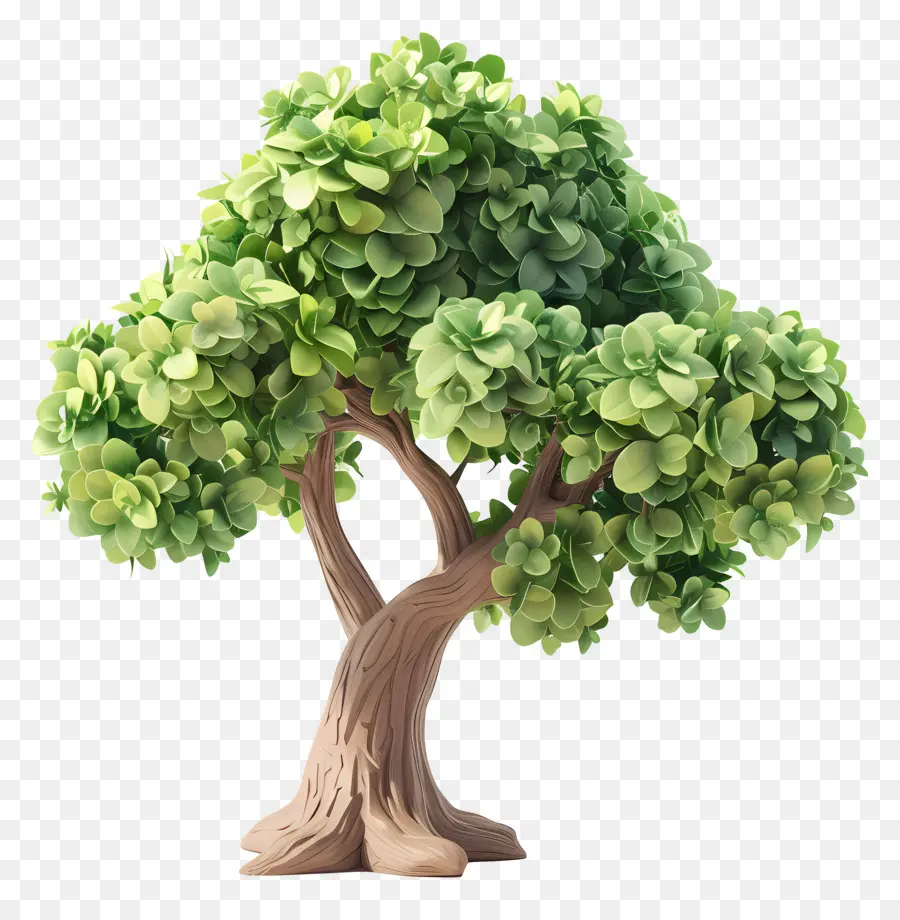 Arbre 3d，Arbre Vert PNG