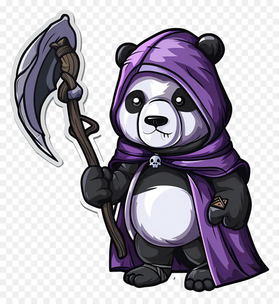 Panda Mignon，Panda Avec Faux PNG