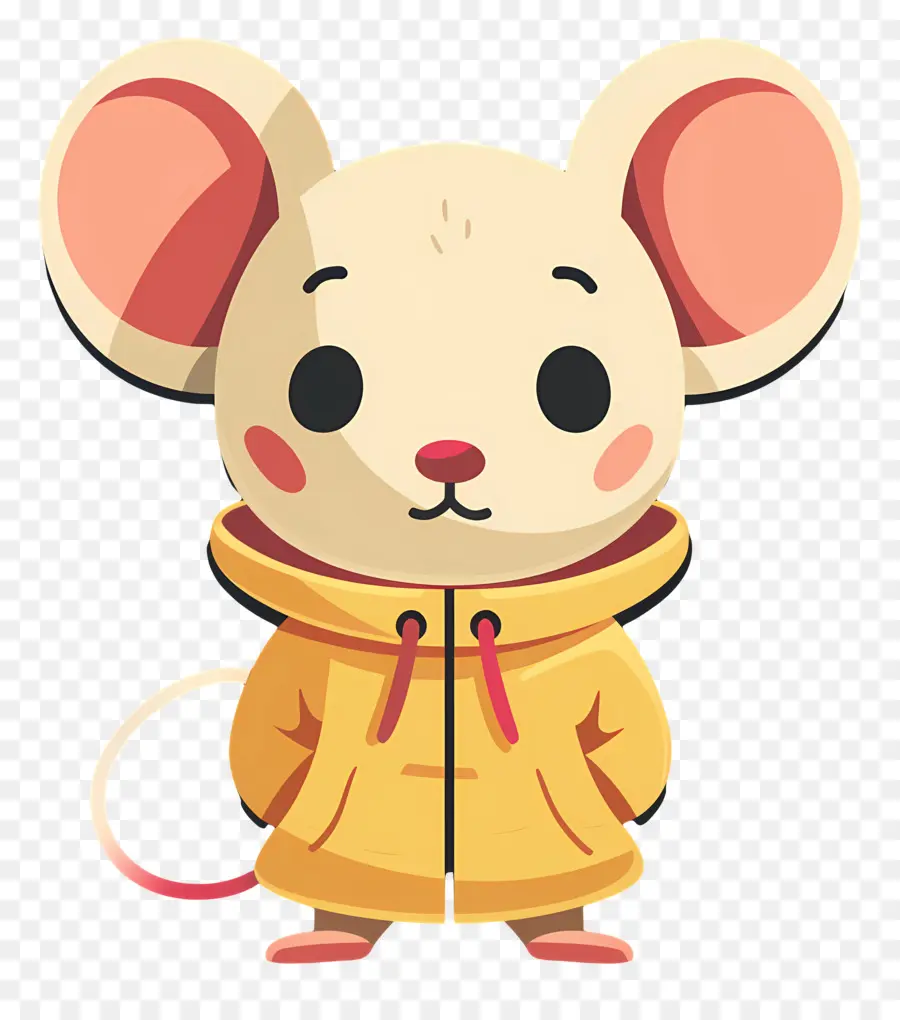 Souris Mignonne，Souris En Sweat à Capuche PNG