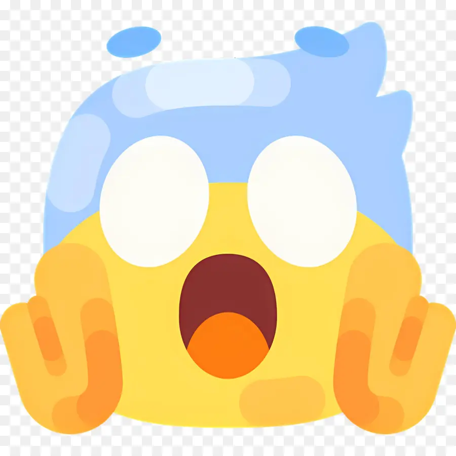 Emoji Choqué，Visage Surpris PNG